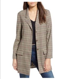 BB Dakota ex-boyfriend plaid jacket blazer
